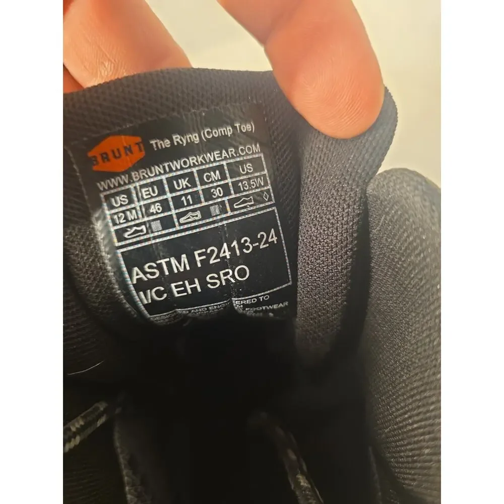Brunt Ryng 6 Waterproof Composite Toe. Size 12 Men's.